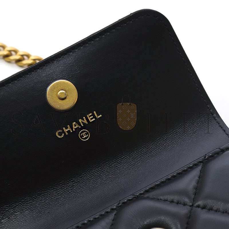 CHANEL CC MINI CHAIN FLAP CROSSBODY WAIST BAG AP2637 (12.5*9*3cm)